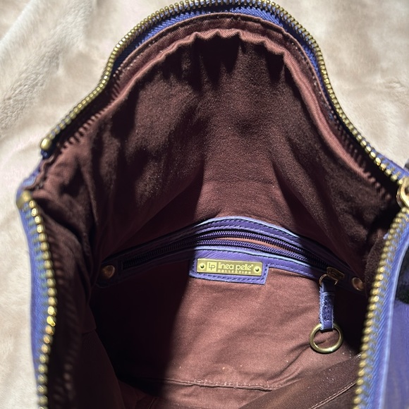 Linea Pelle Soft Leather foldover Clutch - Picture 9 of 11